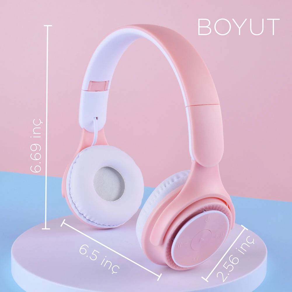 Zore M6 Pro Ayarlanabilir ve Katlanabilir Kulak Üstü Bluetooth Kulaklık