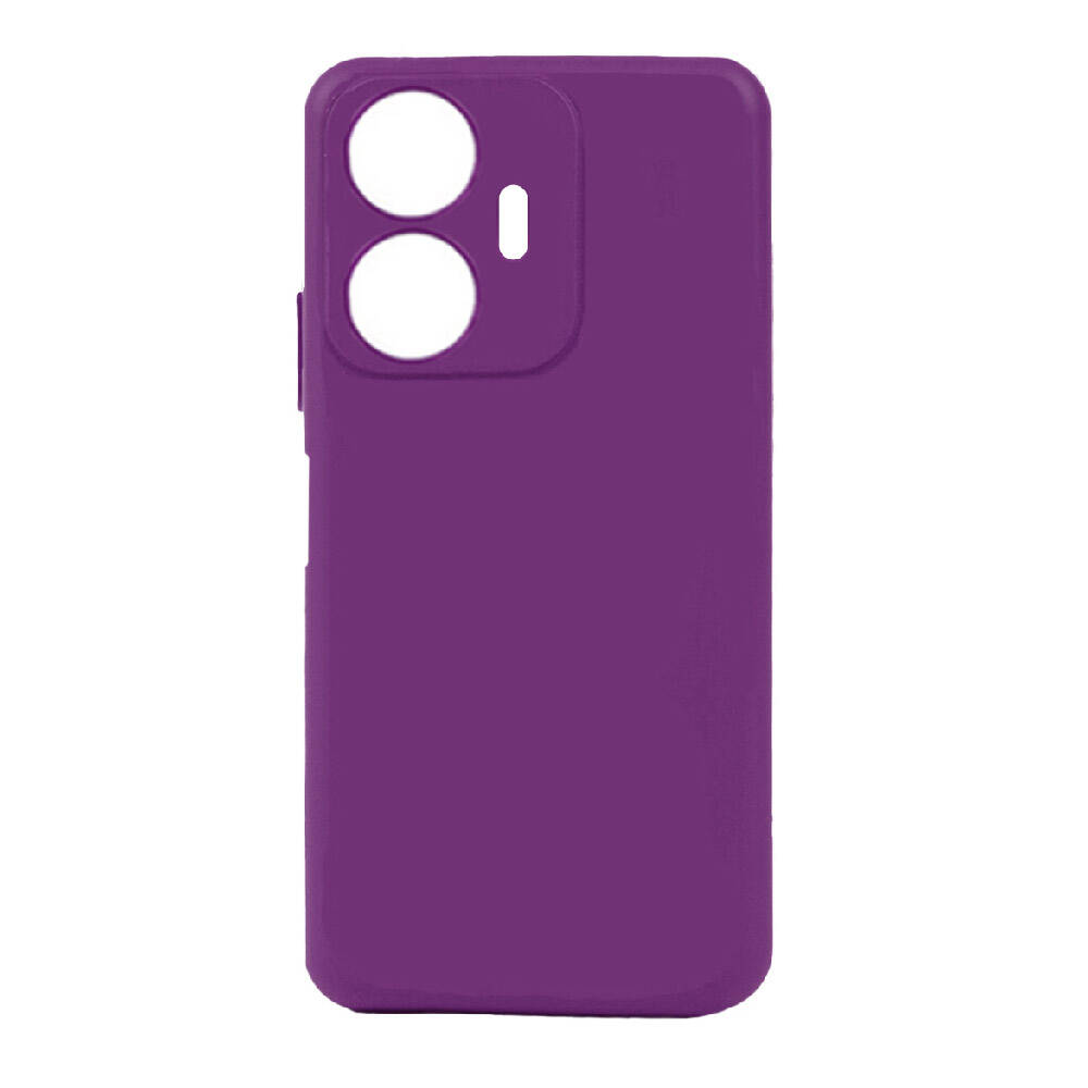 Realme C55 Kılıf Zore Biye Silikon-Mor