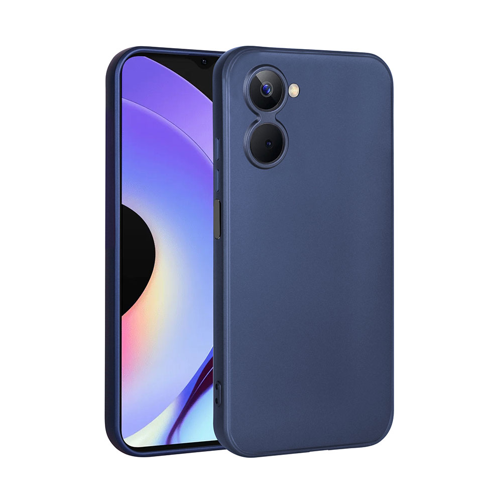 Realme 10 4G Kılıf Zore Premier Silikon Kapak-Lacivert