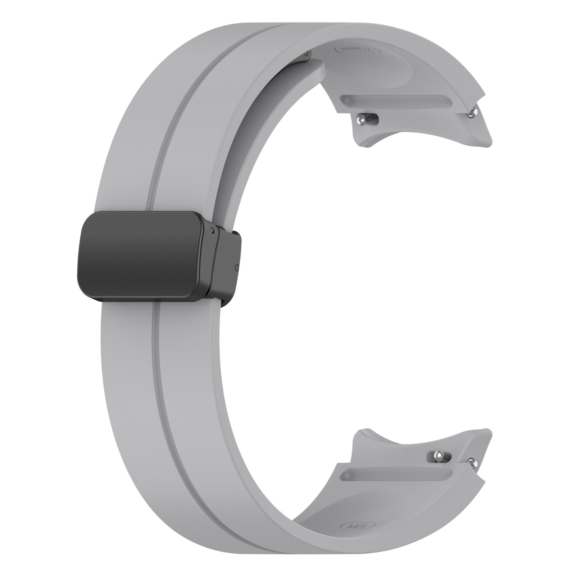 Galaxy Uyumlu Watch 5 40mm Zore KRD-84 Silikon Kordon-Gri