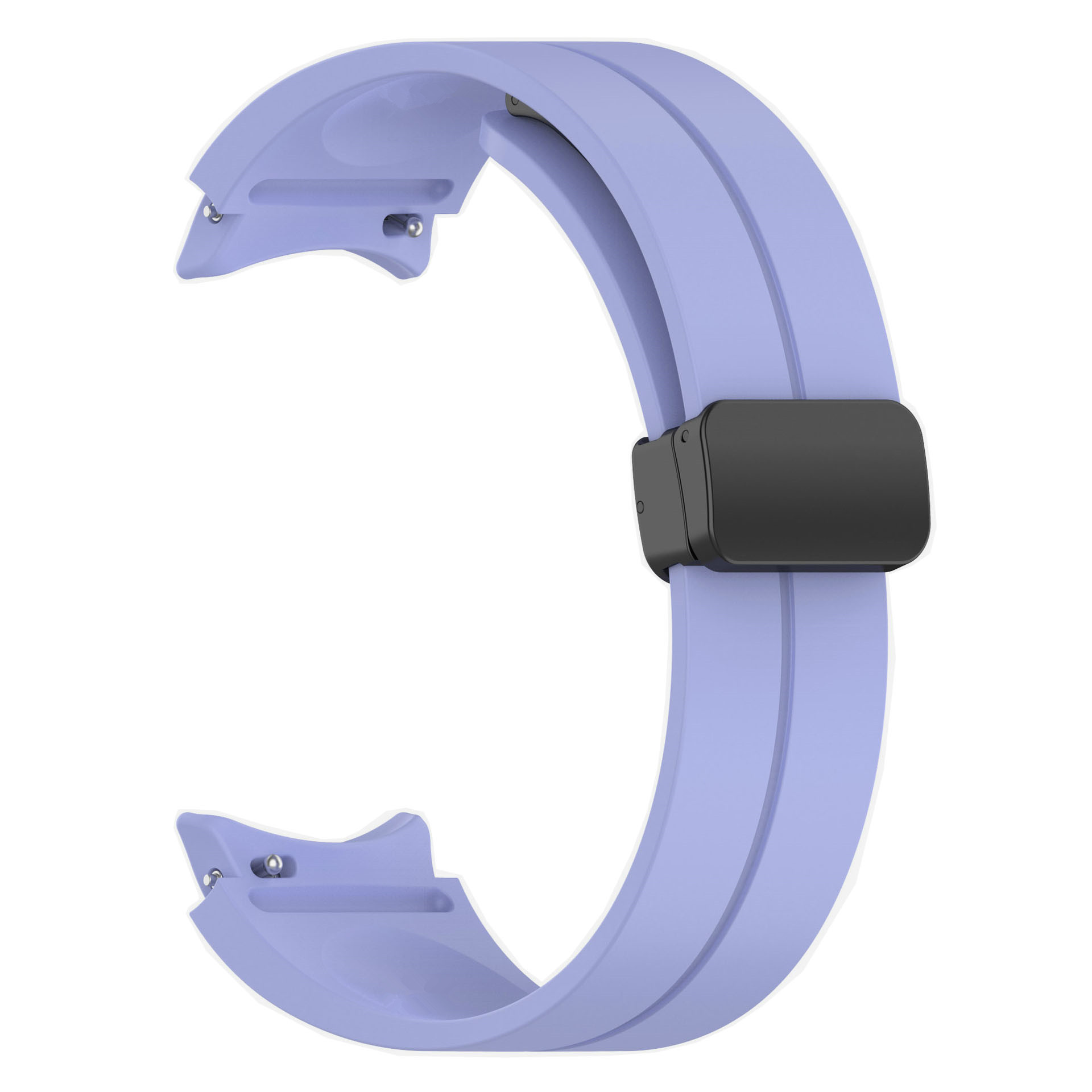 Galaxy Uyumlu Watch 5 40mm Zore KRD-84 Silikon Kordon-Lila