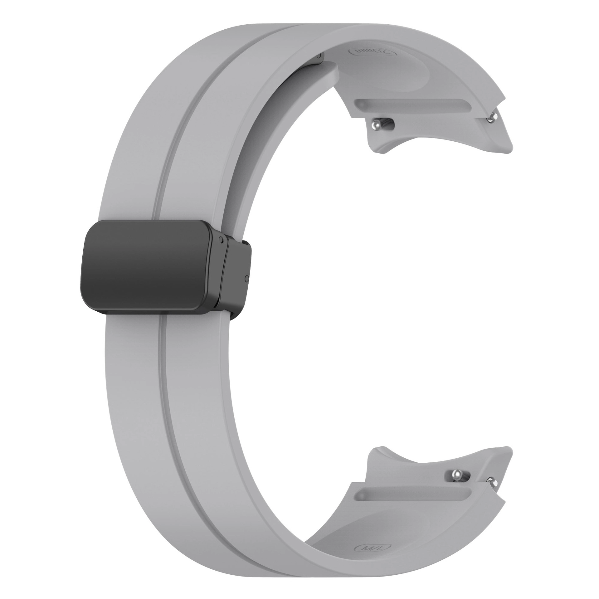 Galaxy Uyumlu Watch 5 Pro Zore KRD-84 Silikon Kordon-Gri