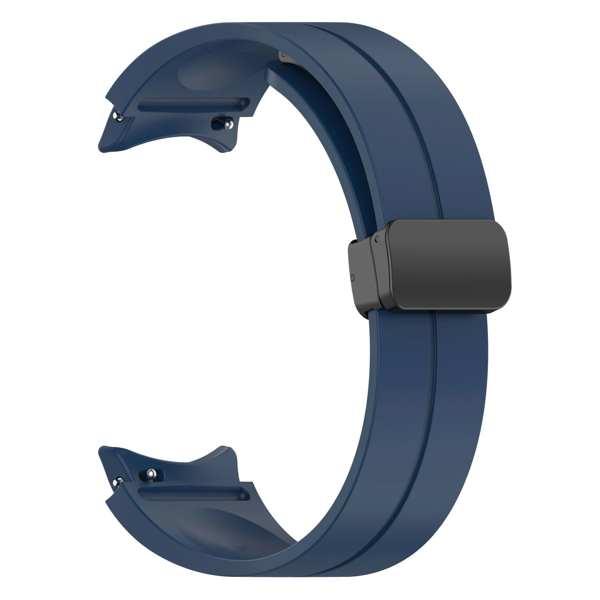 Galaxy Uyumlu Watch 5 Pro Zore KRD-84 Silikon Kordon-Lacivert