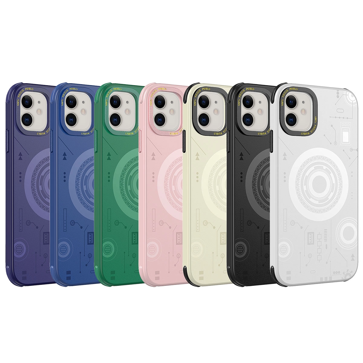 iPhone Uyumlu 11 Kılıf Zore Wireless Şarj Özellikli Desenli Hot Kapak