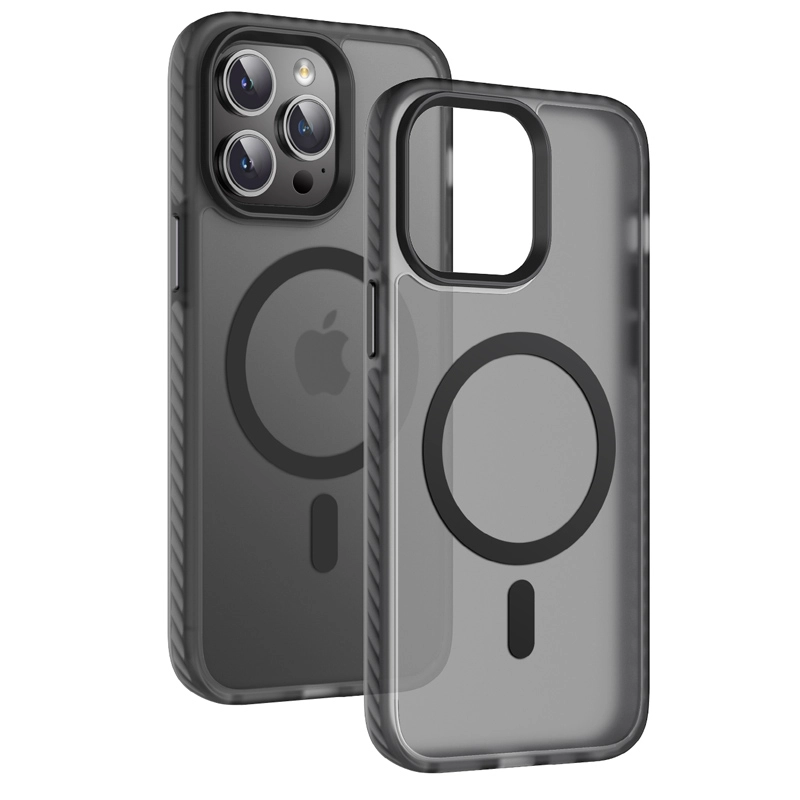 iPhone Uyumlu 14 Pro Kılıf Mat Arka Yüzey Wireless Şarj Özellikli Zore Locik Kapak