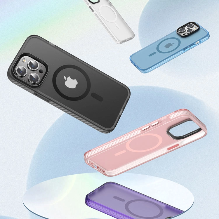iPhone Uyumlu 14 Pro Kılıf Mat Arka Yüzey Wireless Şarj Özellikli Zore Locik Kapak