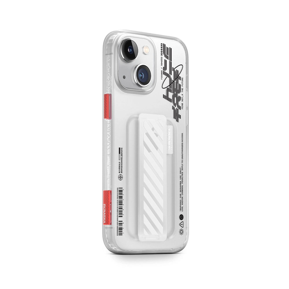 iPhone Uyumlu 14 Plus Kılıf SkinArma Şeffaf Desenli Kaze Kapak