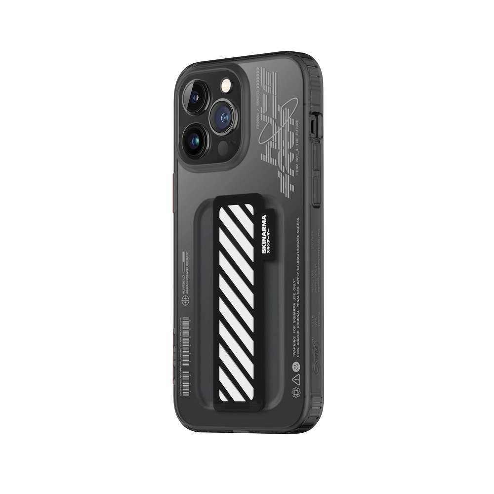 iPhone Uyumlu 14 Pro Max Kılıf SkinArma Şeffaf Desenli Kaze Kapak