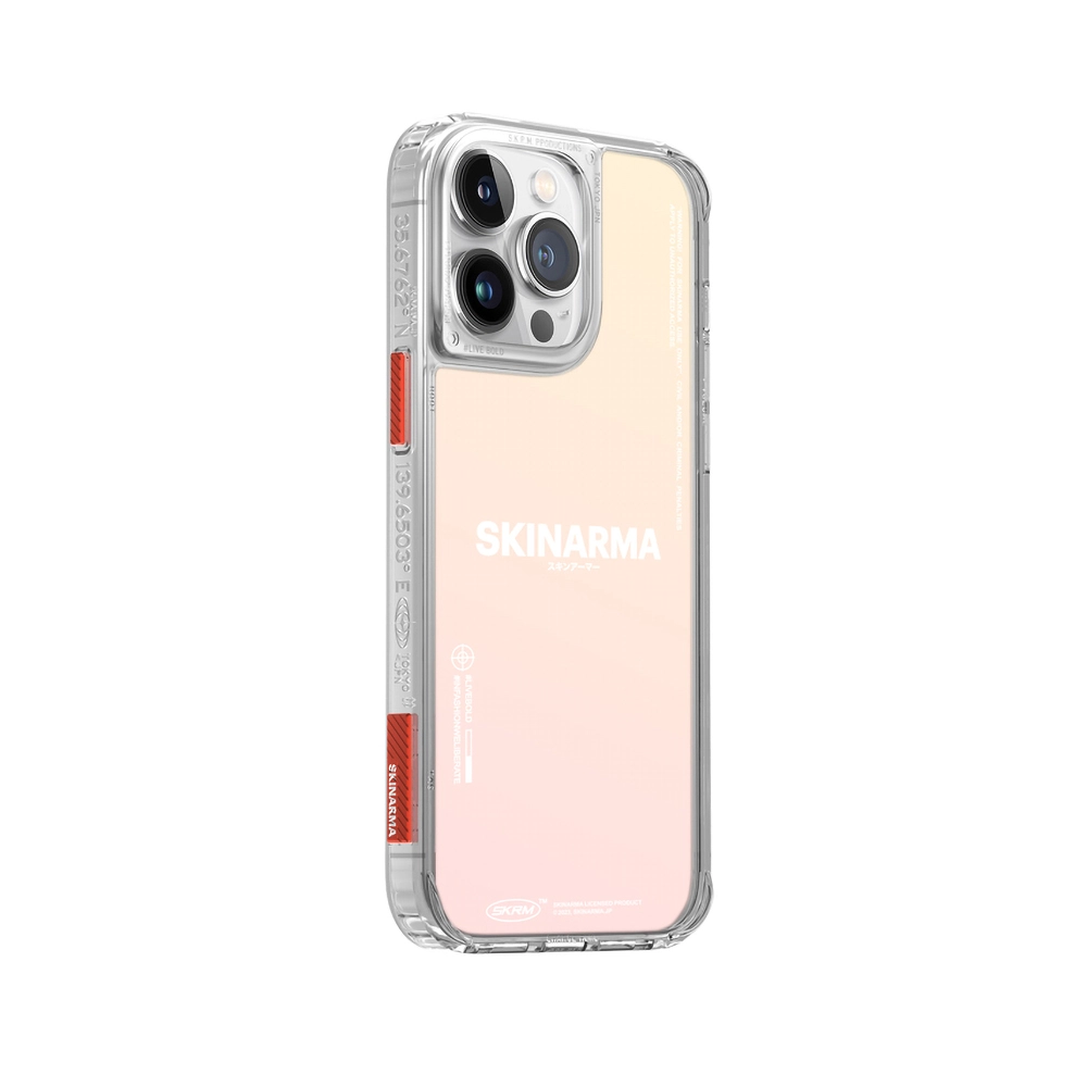 iPhone Uyumlu 14 Pro Max Kılıf SkinArma Şeffaf Airbag Tasarımlı Boyun Askılı Kiru Kapak