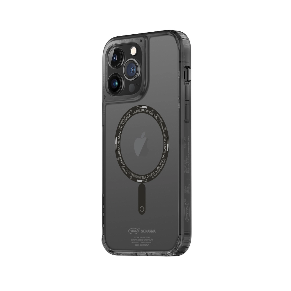 iPhone Uyumlu 14 Pro Max Kılıf SkinArma Şeffaf Airbag Tasarımlı M-safe Şarj Özellikli Saido Kapak