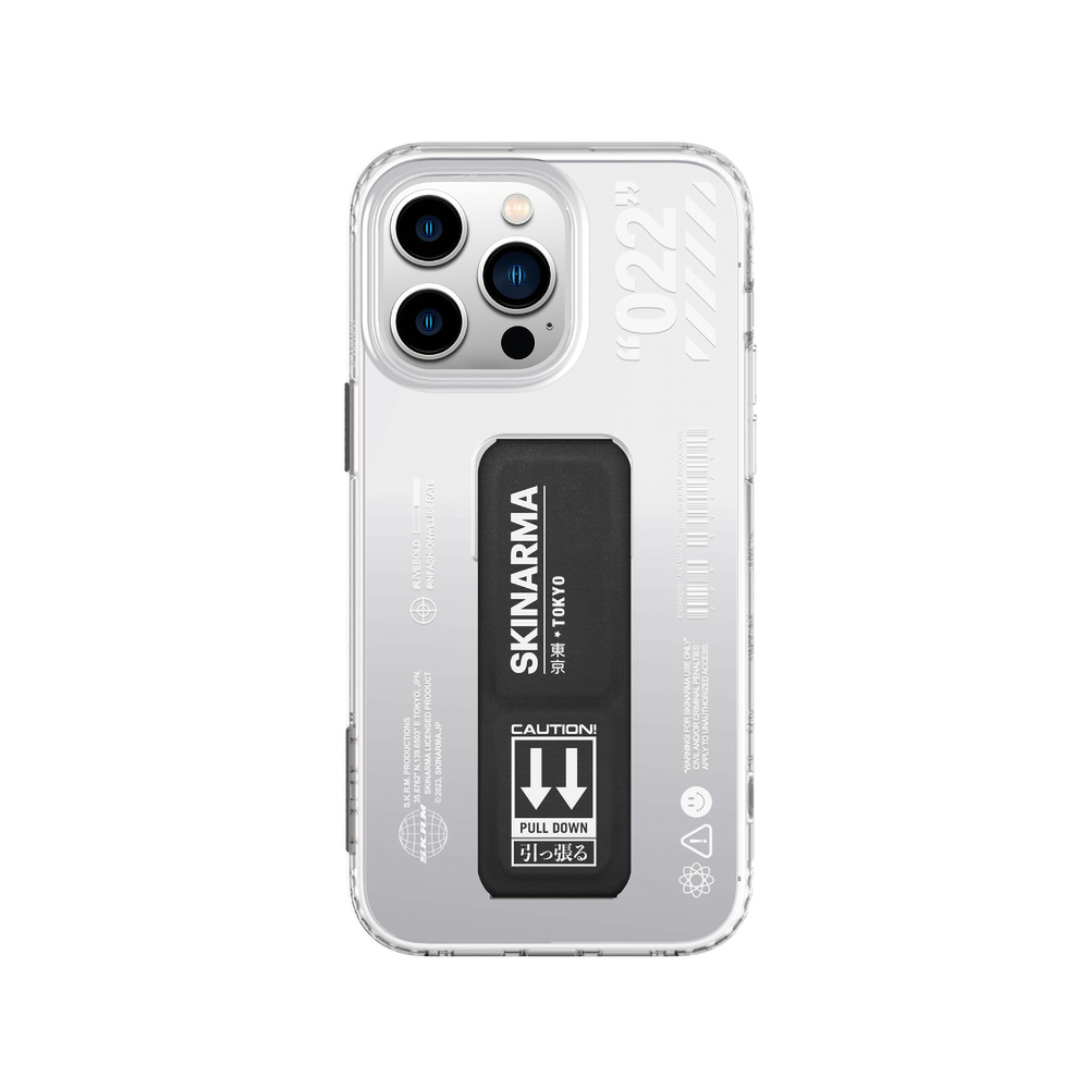iPhone%20Uyumlu%2014%20Pro%20Max%20Kılıf%20SkinArma%20Standlı%20Şeffaf%20Tasarımlı%20Taihi%20Sora%20Kapak-Siyah