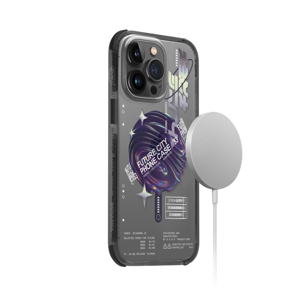 iPhone Uyumlu 14 Pro Kılıf SkinArma Şeffaf Airbag Tasarımlı M-safe Şarj Özellikli Shorai Kapak