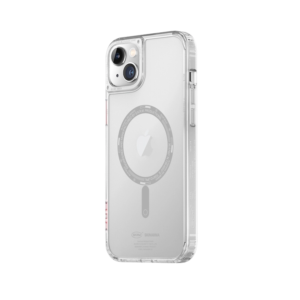 iPhone Uyumlu 14 Kılıf SkinArma Şeffaf Airbag Tasarımlı M-safe Şarj Özellikli Saido Kapak