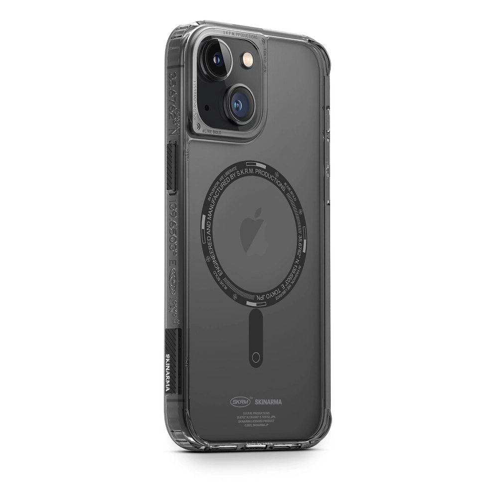iPhone Uyumlu 14 Kılıf SkinArma Şeffaf Airbag Tasarımlı M-safe Şarj Özellikli Saido Kapak