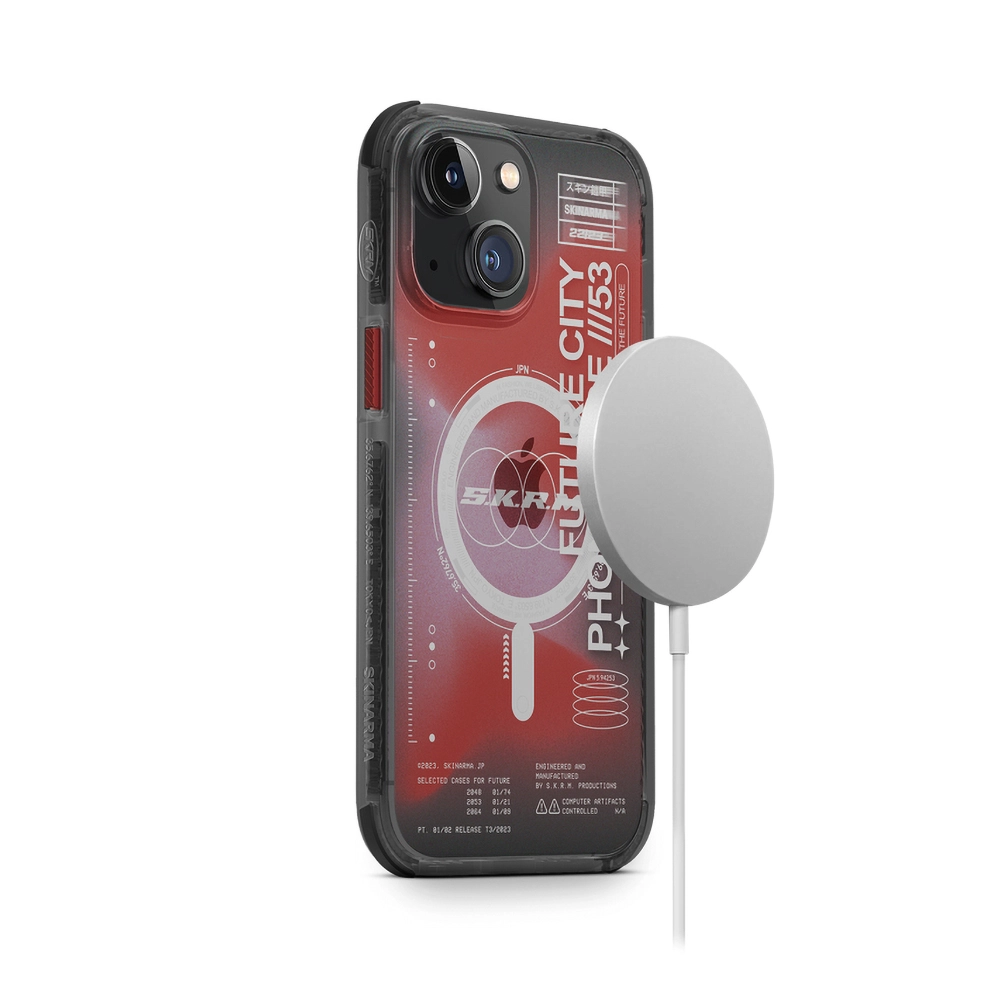iPhone Uyumlu 14 Kılıf SkinArma Şeffaf Airbag Tasarımlı M-safe Şarj Özellikli Shorai Kapak