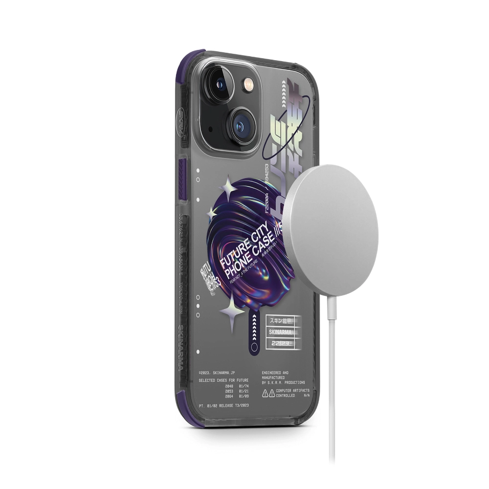 iPhone Uyumlu 14 Kılıf SkinArma Şeffaf Airbag Tasarımlı M-safe Şarj Özellikli Shorai Kapak