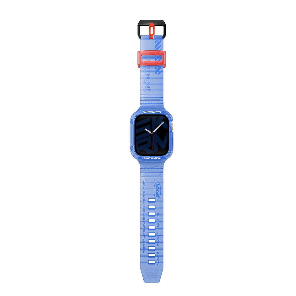 Watch 44mm SkinArma Saido Sert PC Kasa Koruyuculu Silikon Kordon