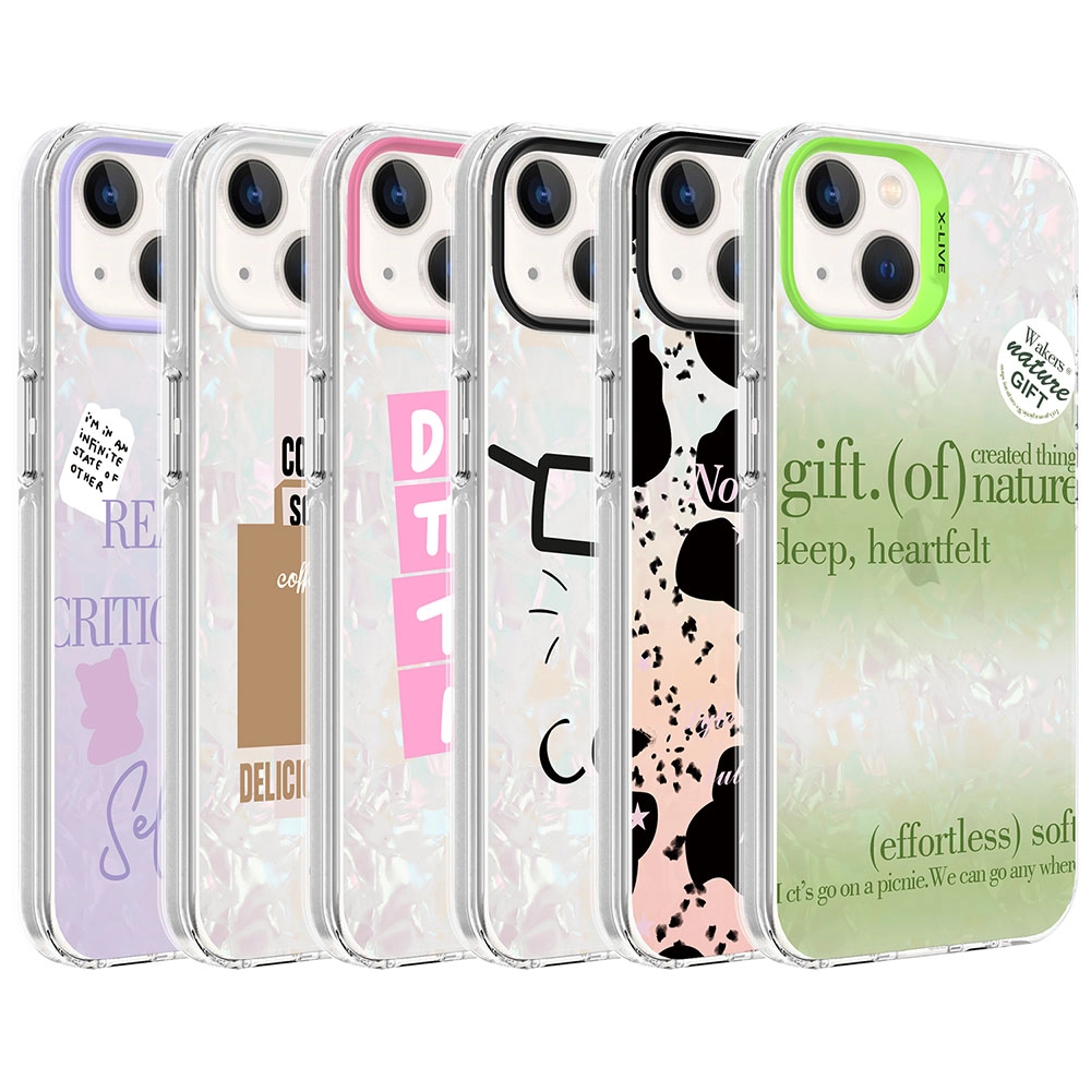 iPhone Uyumlu 13 Kılıf Mermer Desenli Zore Marbello Kapak
