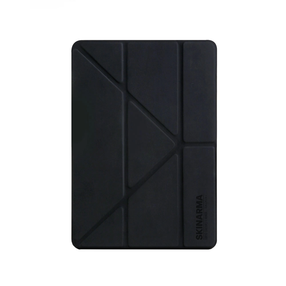iPad Uyumlu 10.2 2021 (9.Nesil) Kılıf SkinArma Sticker Tasarımlı Arkası Şeffaf Standlı Mageru Kılıf