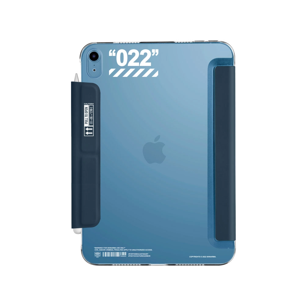 iPad Uyumlu Air 10.9 2022 (5.Nesil) Kılıf SkinArma Kalemlikli Arkası Şeffaf Standlı Magnetik Taihi Sora Kılıf