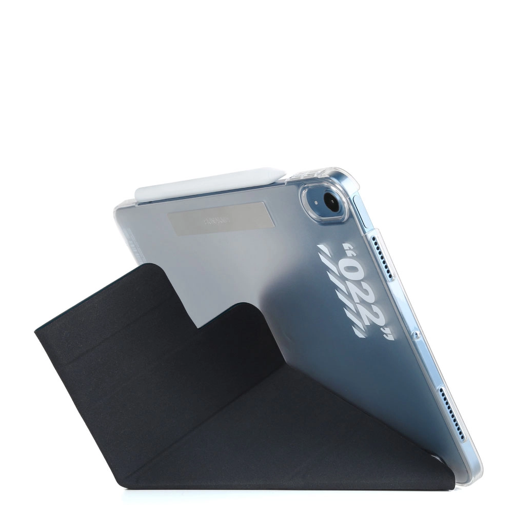 iPad Uyumlu Air 10.9 2022 (5.Nesil) Kılıf SkinArma Kalemlikli Arkası Şeffaf Standlı Magnetik Taihi Sora Kılıf