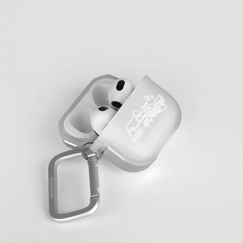 Airpods Uyumlu Pro 2 Kılıf SkinArma Transparan Mat Tasarım Kinzoku Kılıf