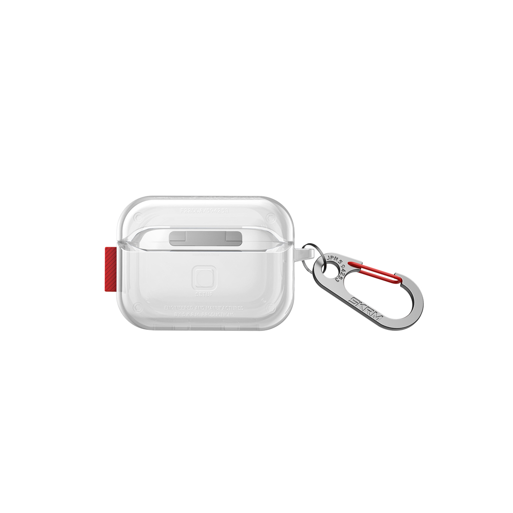 Airpods Uyumlu Pro 2 Kılıf SkinArma Şeffaf Renkli Airbagli Tasarım Saido Kılıf-Renksiz
