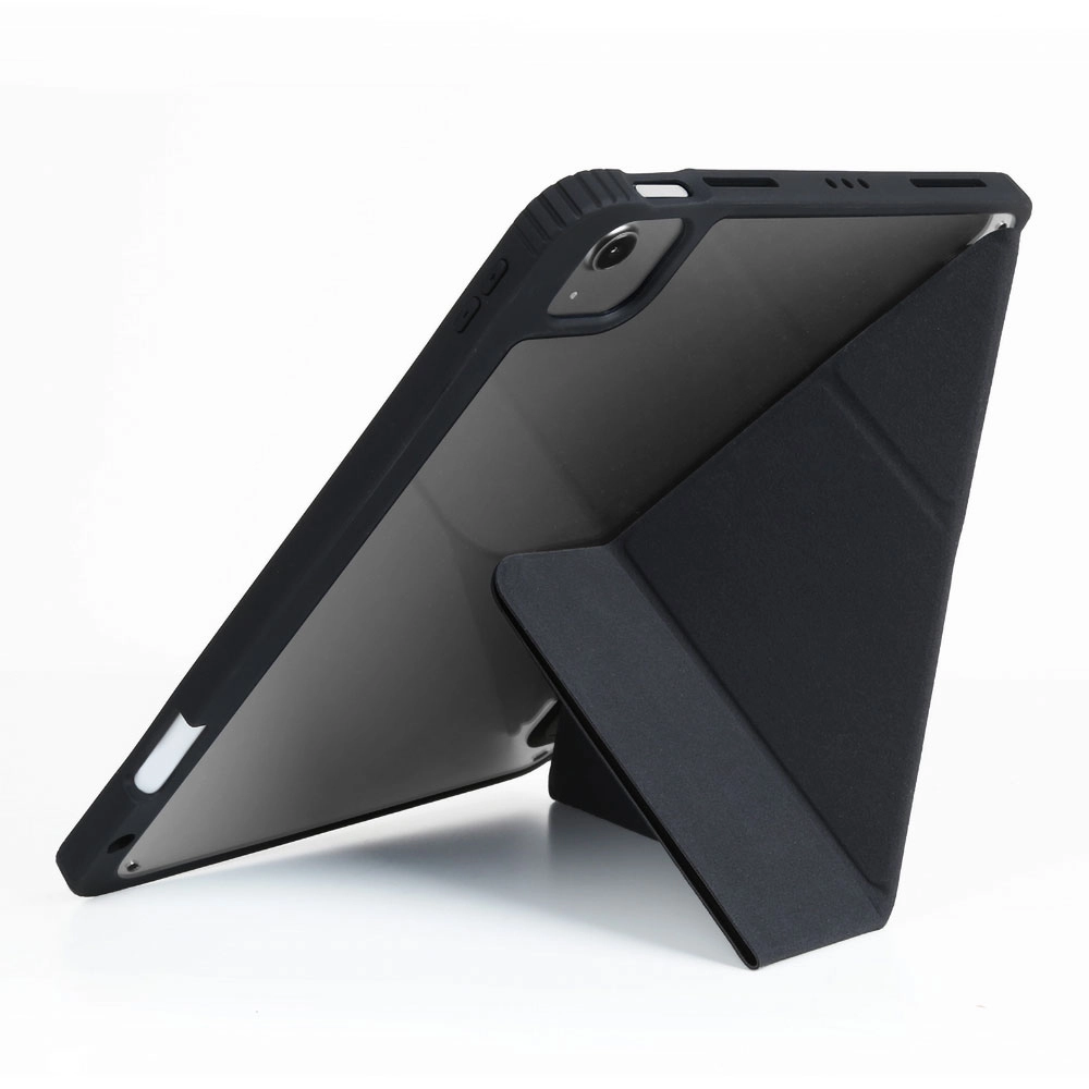 iPad Uyumlu Air 10.9 2020 (4.Nesil) Kılıf SkinArma 360 Tam Koruma Airbagli Arkası Şeffaf Standlı Shingoki Kılıf