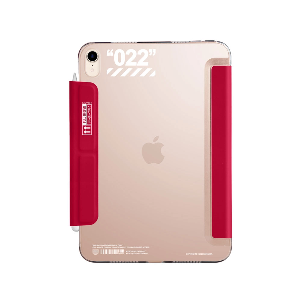 iPad Uyumlu Air 10.9 2020 (4.Nesil) Kılıf SkinArma Kalemlikli Arkası Şeffaf Standlı Magnetik Taihi Sora Kılıf