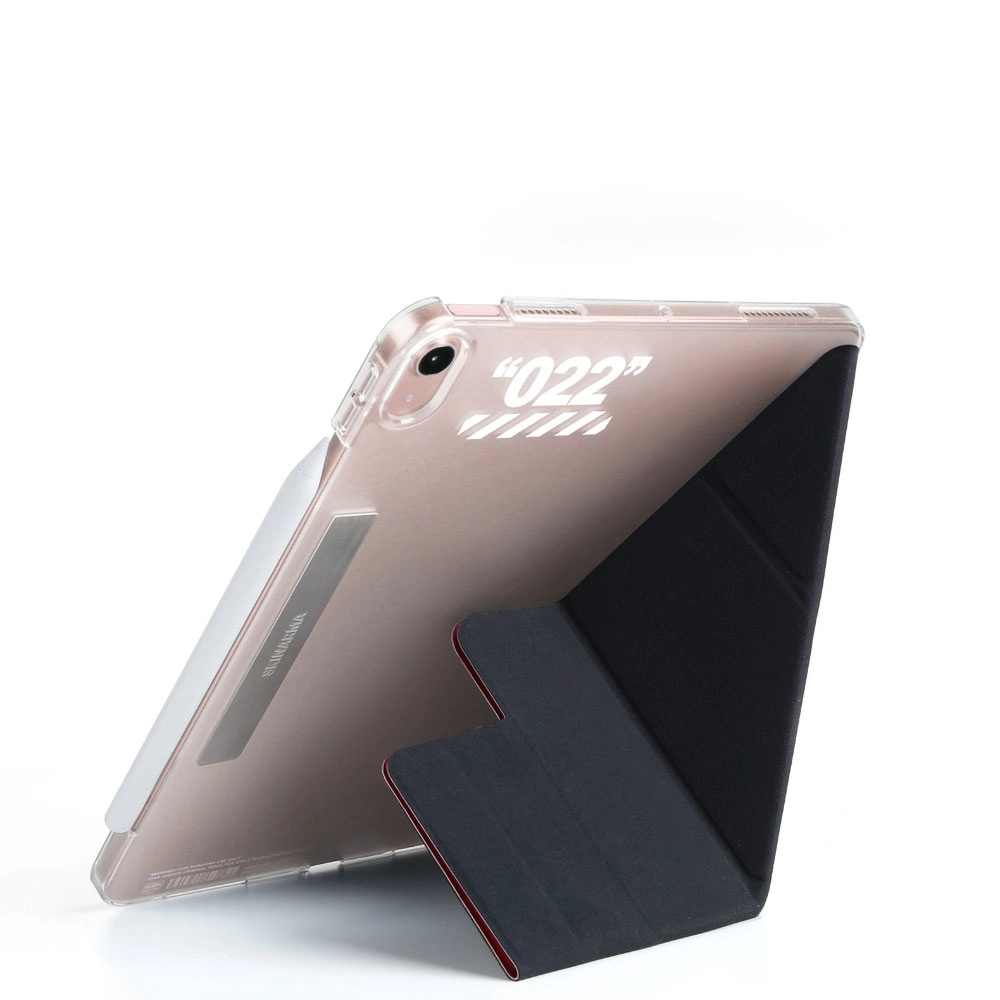 iPad Uyumlu Air 10.9 2020 (4.Nesil) Kılıf SkinArma Kalemlikli Arkası Şeffaf Standlı Magnetik Taihi Sora Kılıf