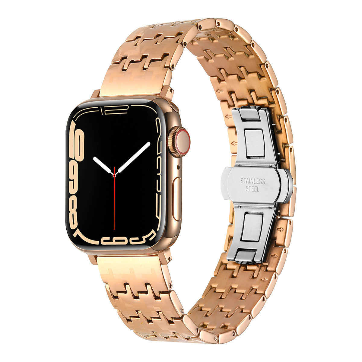 Watch 44mm Zore KRD-86 Metal Kordon-Rose gold