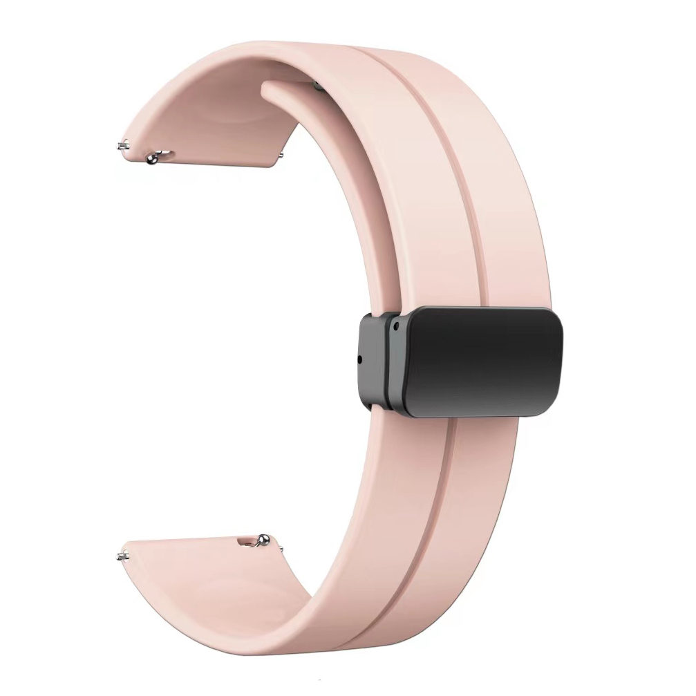 Galaxy Uyumlu Watch 42mm KRD-84 20mm Silikon Kordon-Pembe