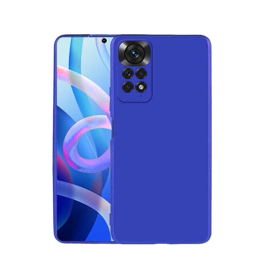 Xiaomi Uyumlu  Redmi Note 12 Pro 4G Kılıf Zore Premier Silikon Kapak-Saks mavi