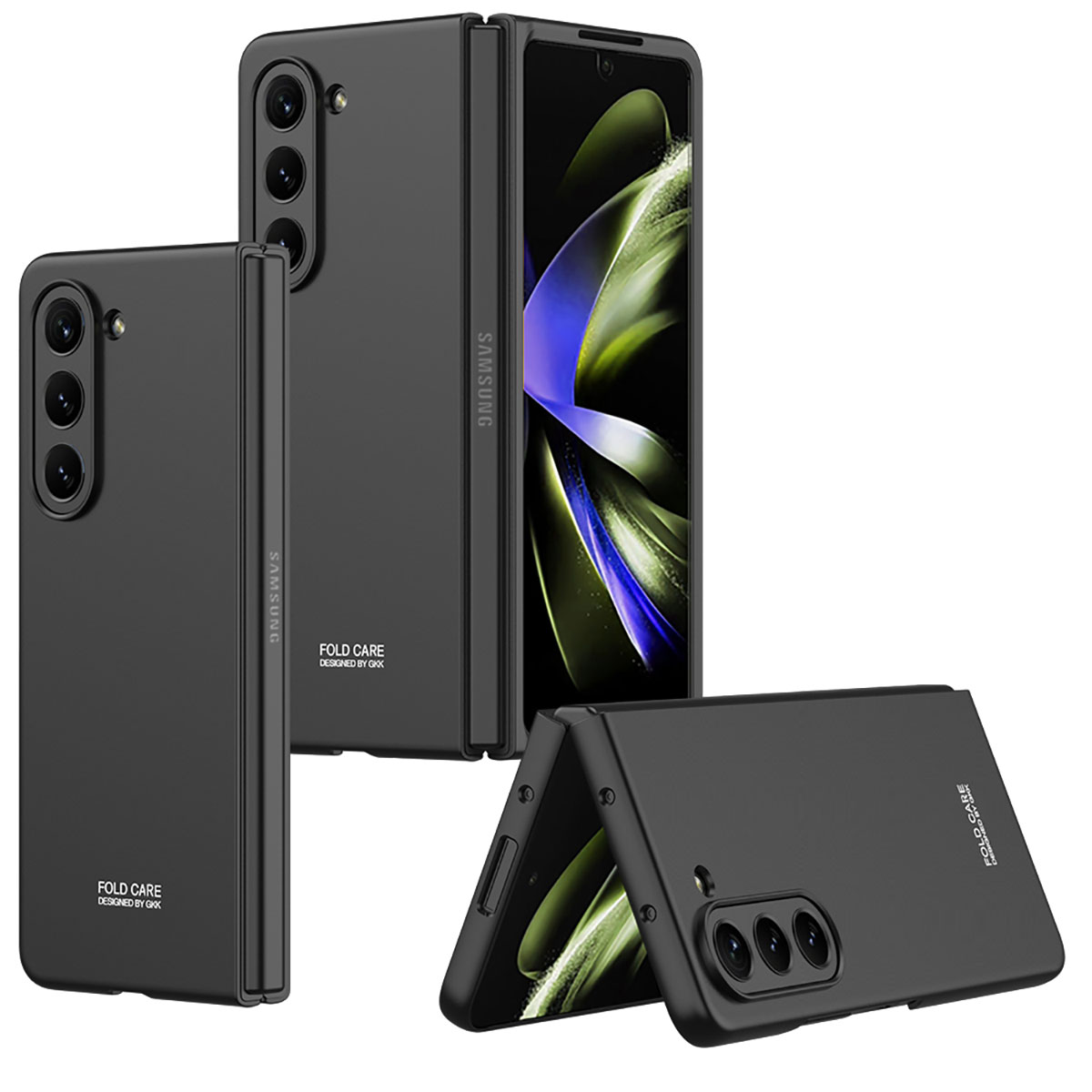 Galaxy Uyumlu Z Fold 5 Kılıf Zore Sert Kıpta Kapak