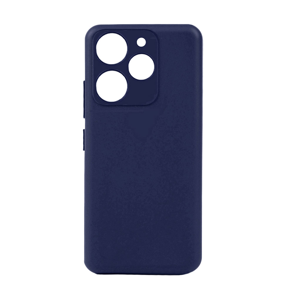 Tecno Spark 10 Pro Kılıf Zore Biye Silikon-Lacivert