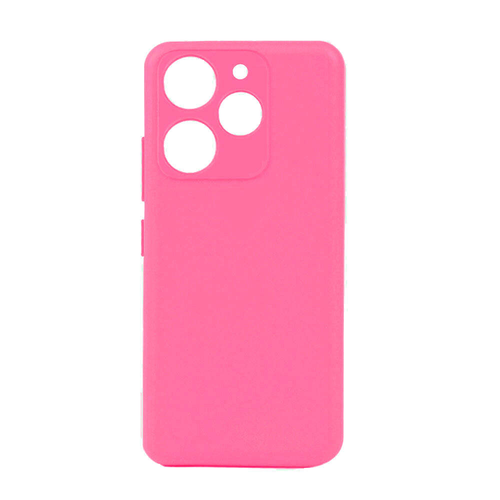 Tecno Spark 10 Pro Kılıf Zore Biye Silikon-Pembe