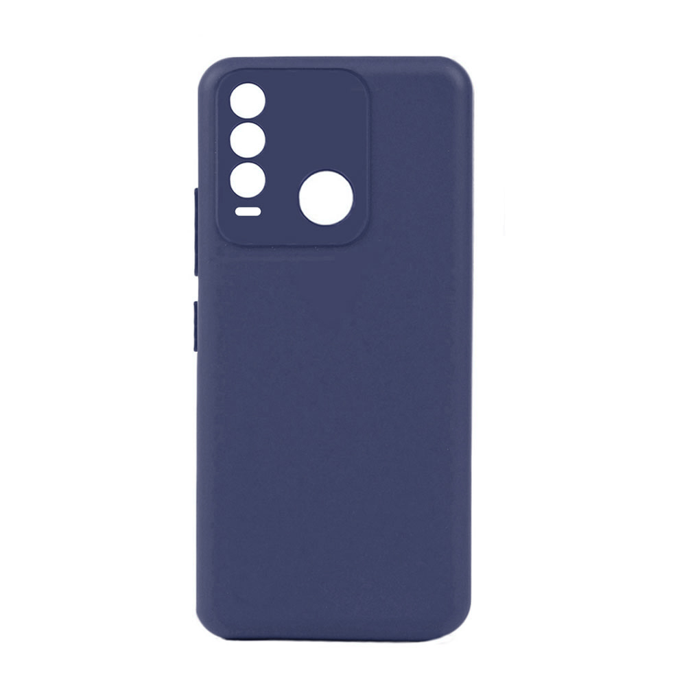 Tecno Spark 8T Kılıf Zore Biye Silikon-Lacivert