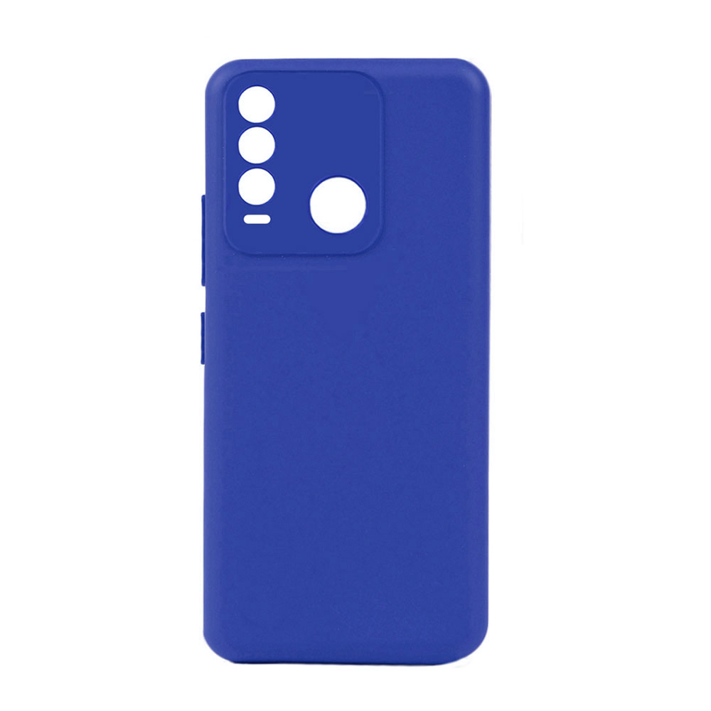 Tecno Spark 8T Kılıf Zore Biye Silikon-Mavi