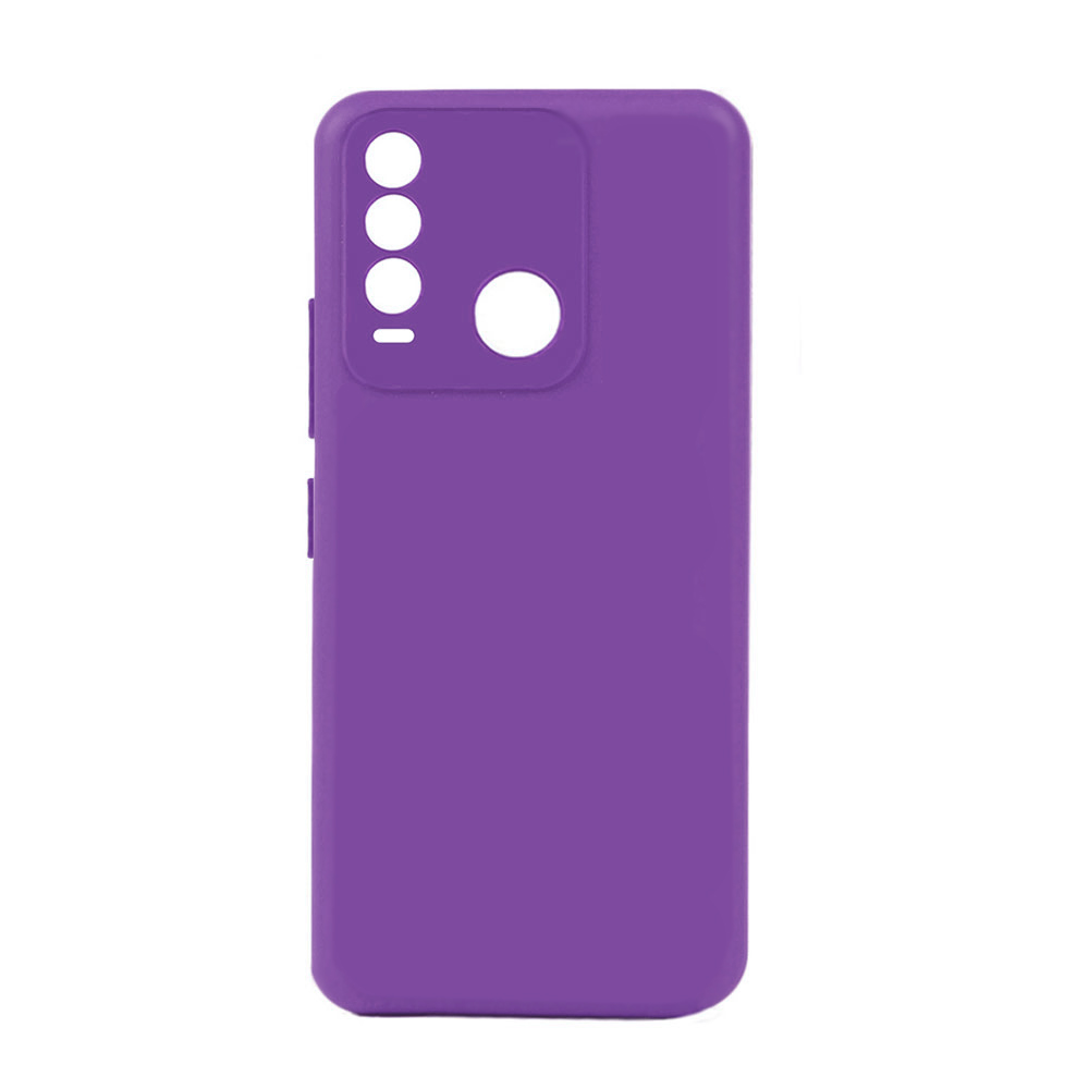 Tecno Spark 8T Kılıf Zore Biye Silikon-Mor