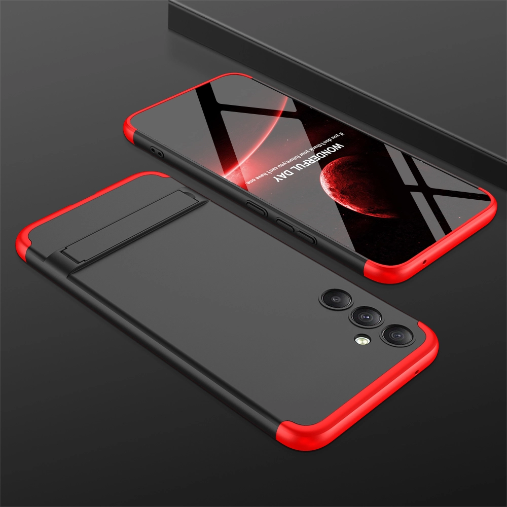 Galaxy Uyumlu A34 Kılıf Zore Kamera Korumalı Dikey Standlı Ays Kapak