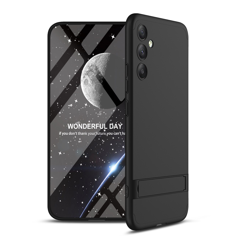 Galaxy Uyumlu A34 Kılıf Zore Kamera Korumalı Dikey Standlı Ays Kapak