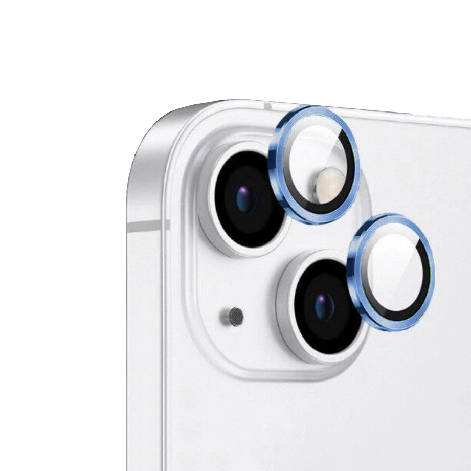 iPhone Uyumlu 13 Mini Zore CL-12 Premium Safir Parmak İzi Bırakmayan Anti-Reflective Kamera Lens Koruyucu-Mavi