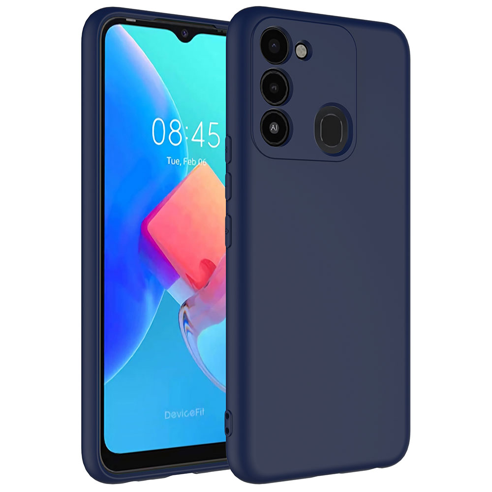 Tecno Spark 8C Kılıf Zore Mara Lansman Kapak-Lacivert