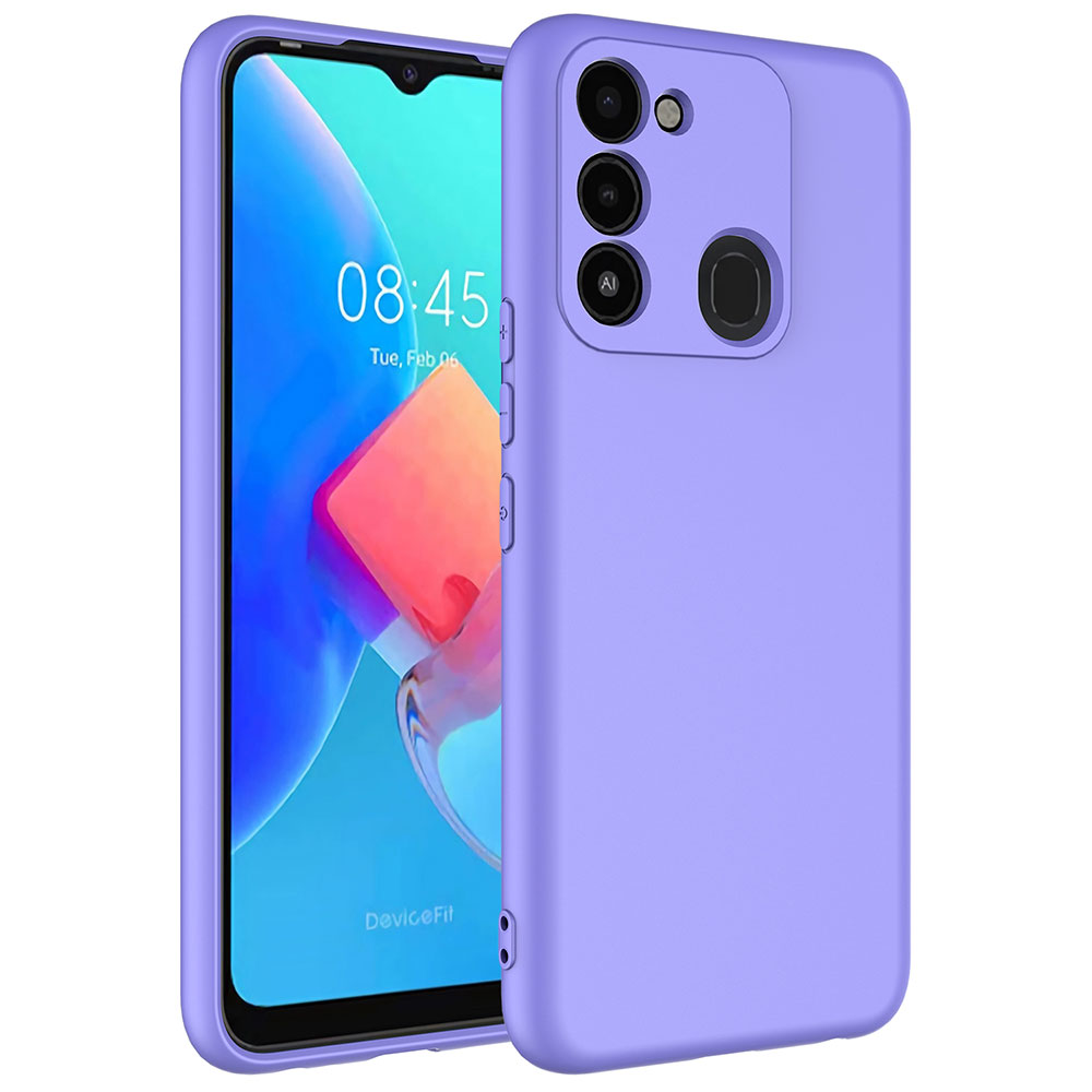 Tecno Spark 8C Kılıf Zore Mara Lansman Kapak-Lila