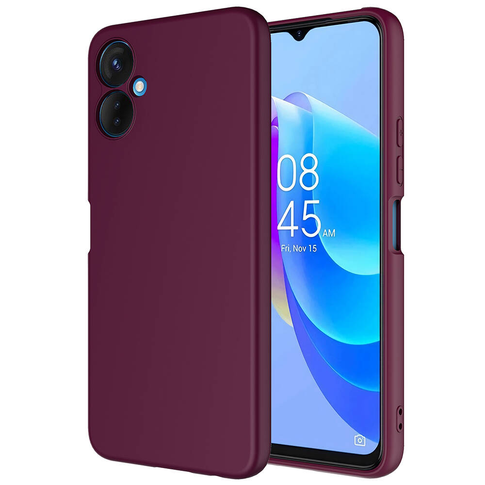 Tecno Spark 9 Pro Kılıf Zore Mara Lansman Kapak-Koyu mor