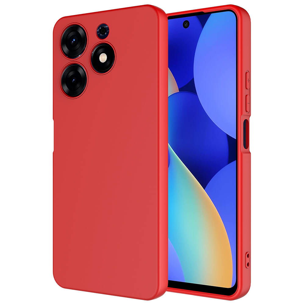 Tecno Spark 10 Pro Kılıf Zore Mara Lansman Kapak-Kırmızı