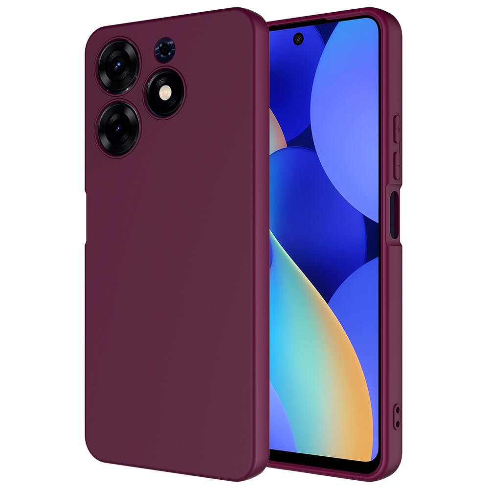 Tecno Spark 10 Pro Kılıf Zore Mara Lansman Kapak-Koyu mor