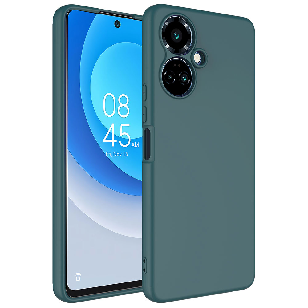 Tecno Camon 19 Pro Kılıf Zore Mara Lansman Kapak-Koyu yeşil