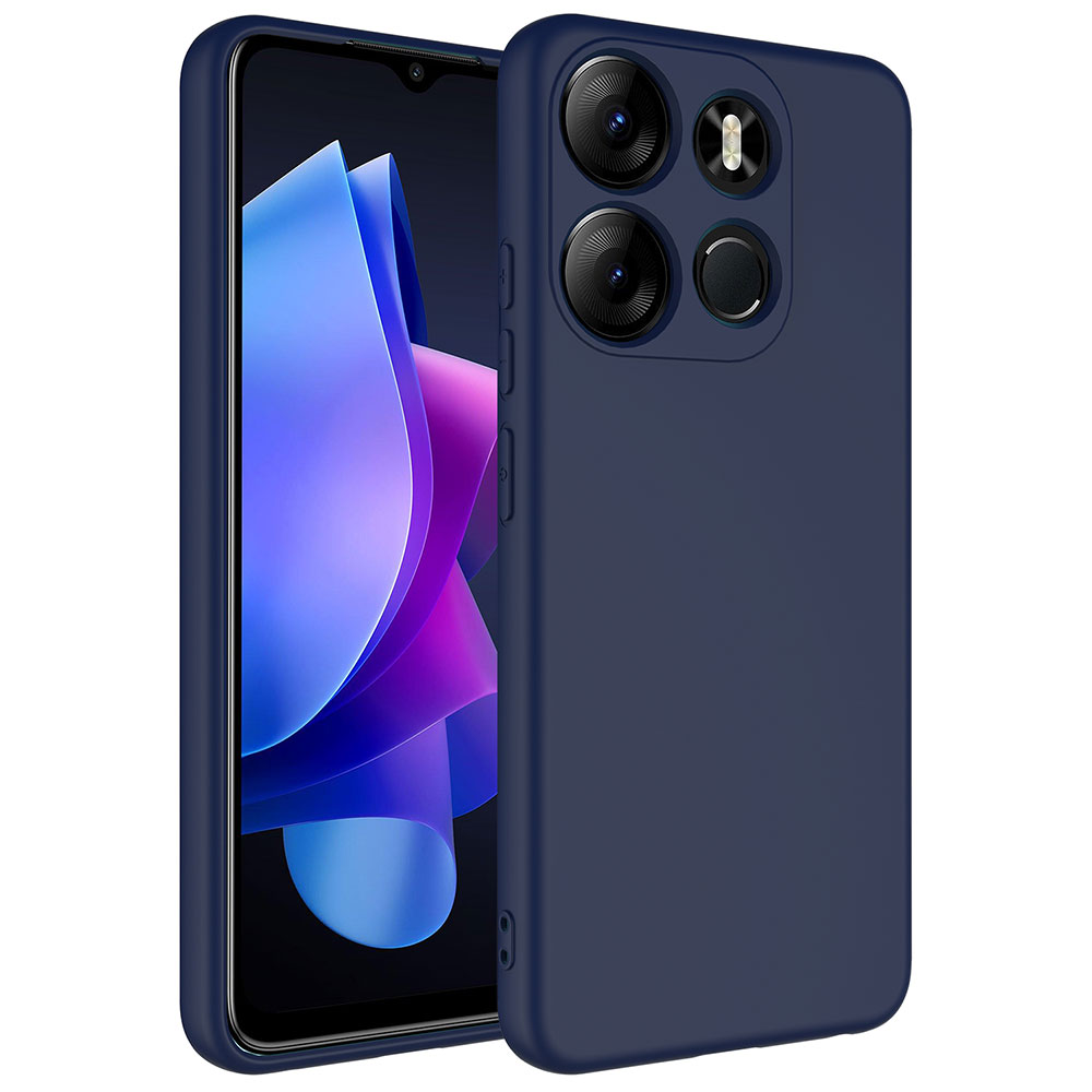 Tecno Spark Go 2023 Kılıf Zore Mara Lansman Kapak-Lacivert