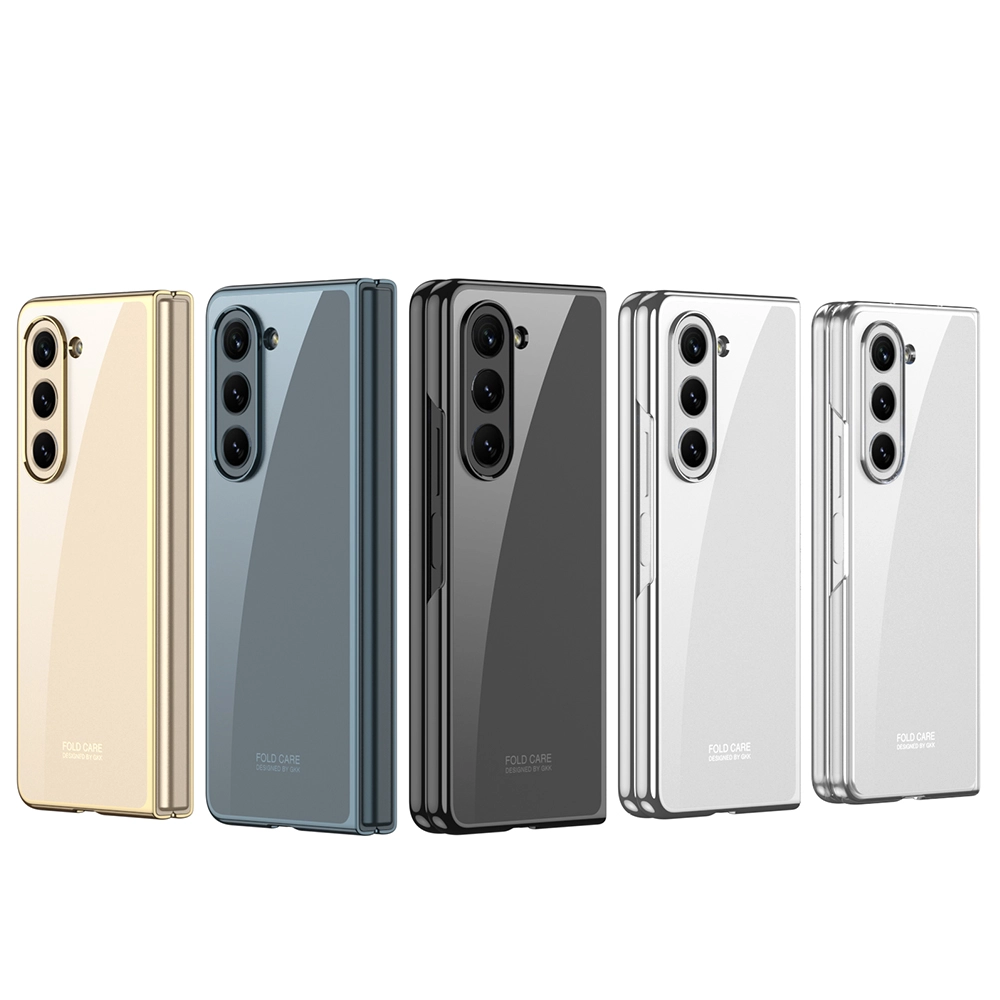 Galaxy Uyumlu Z Fold 5 Kılıf Zore Full Camlı Kıpta Kapak